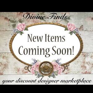 Beautiful new items coming soon!